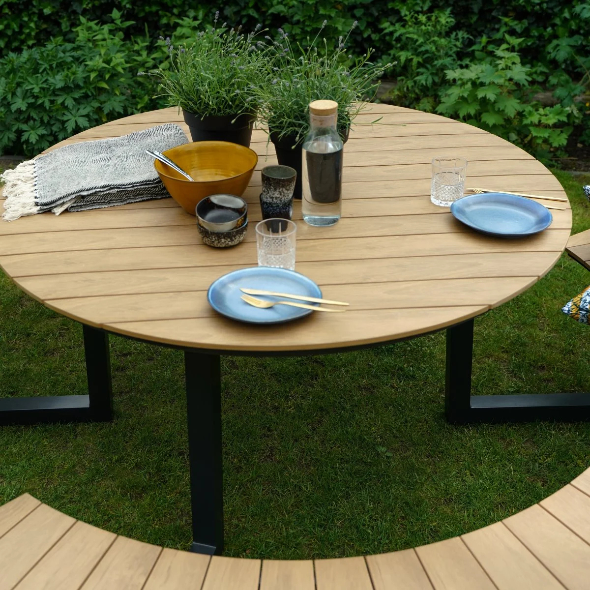 Ronde picknick tafel